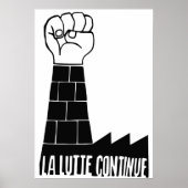 La lutte Continue poster (Voorkant)