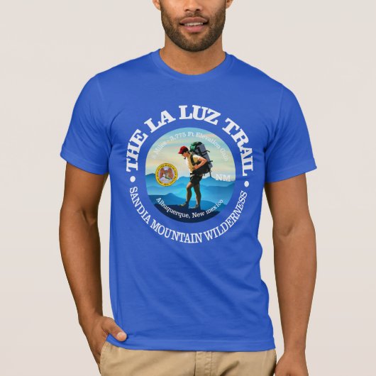 La Luz Trail (wandelroute C) T-shirt (Voorkant)