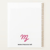 La Macuca grote planner (Achterkant)