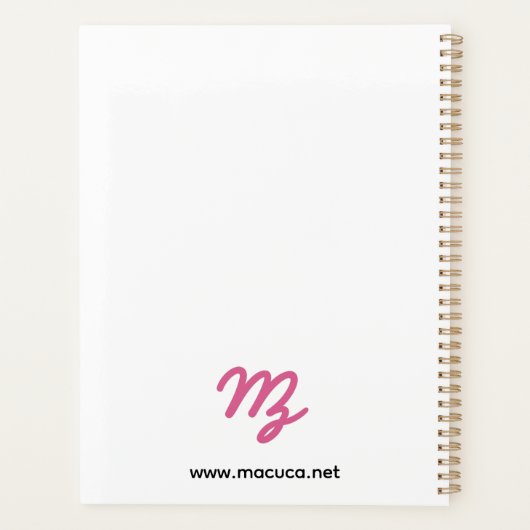 La Macuca Large Planner (Achterkant)