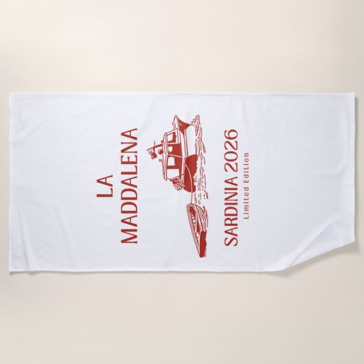 La Maddalena 2026 Beperkte Editie Badhanddoek (Voorkant)