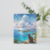 La Maddalena-archipel Italië Briefkaart (Staand voorkant)