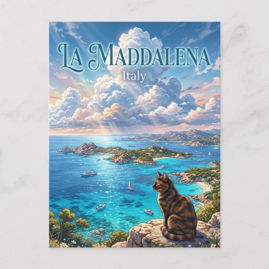 La Maddalena-archipel Italië Briefkaart (Voorkant)