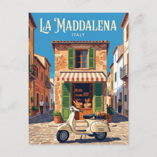La Maddalena Town Italië Briefkaart