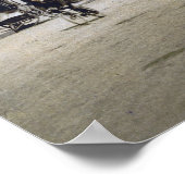 La Madeleine in Parijs Poster (Hoek)