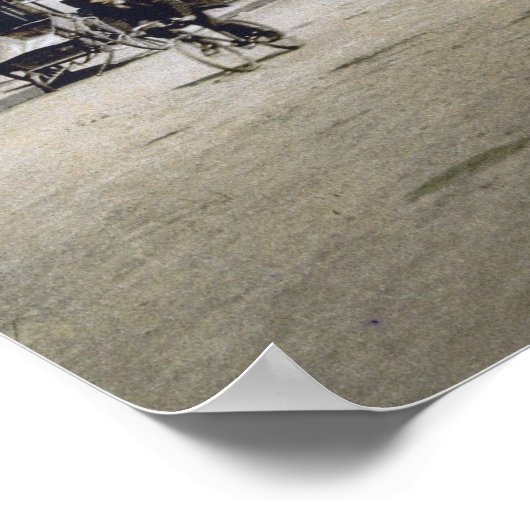 La Madeleine in Parijs Poster (Hoek)