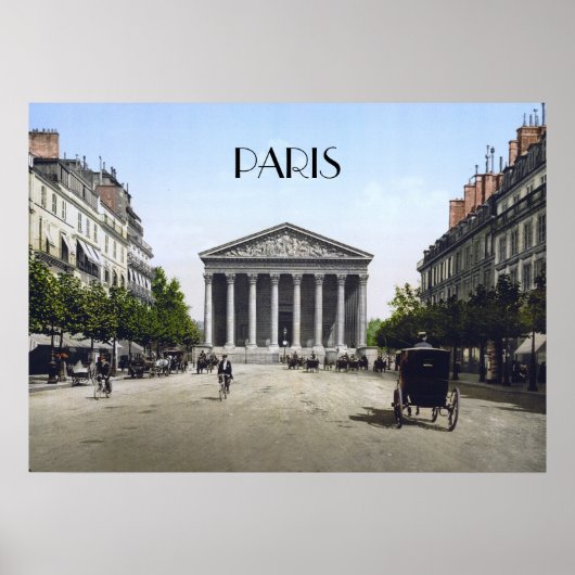 La Madeleine in Parijs Poster (Voorkant)