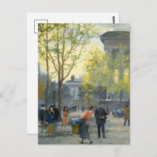 La Madeleine | Victor Gabriel Gilbert Briefkaart (Voorkant / Achterkant)