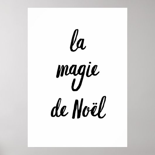 la magie de Noel Poster (Voorkant)