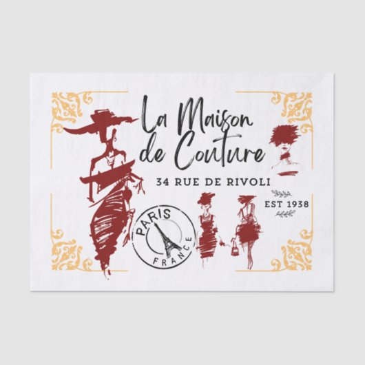 La Maison de Couture Tissuepapier (Voorkant)