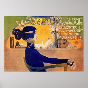 La Maison Moderne - Art Nouveau Print door M. Oraz