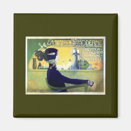 La Maison Moderne Art Noveau Magneet (Voorkant)