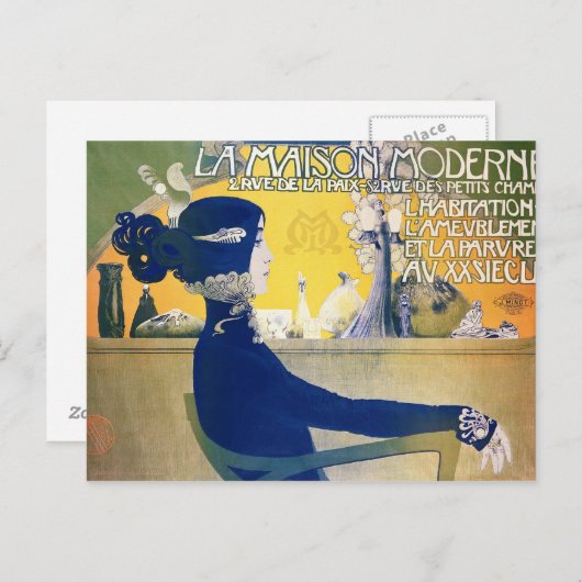 La Maison Moderne, c.1902 Briefkaart (Voorkant / Achterkant)