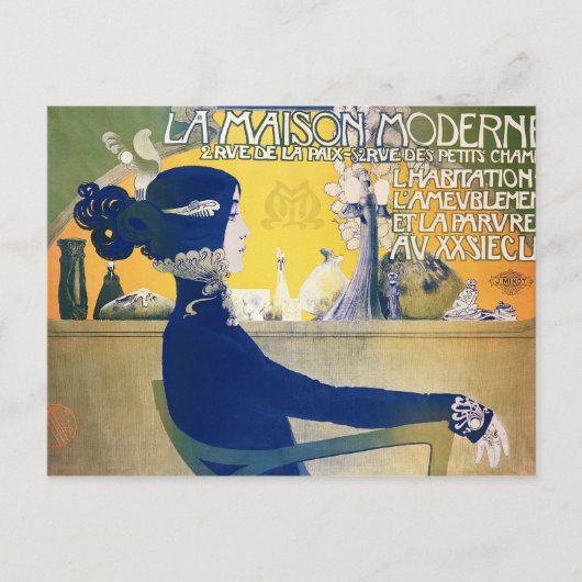 La Maison Moderne, c.1902 Briefkaart (Voorkant)