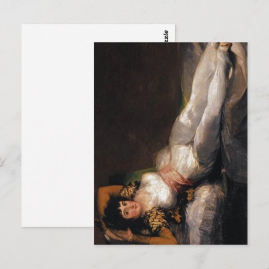La Maja Vestida Maja (Goya) Francisco de Goya Fran Briefkaart (Voorkant / Achterkant)