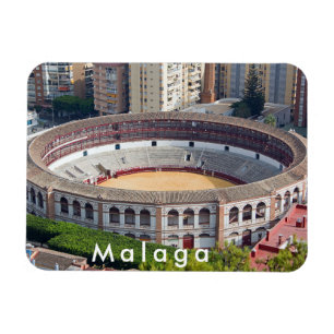 La Malagueta - de arena in Malaga. Magneet