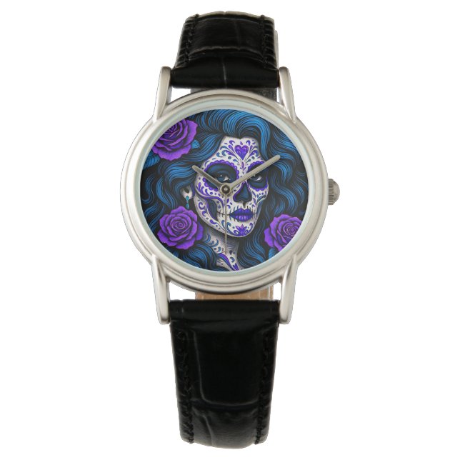 La Mamá Más Chingona Grappige Spaanse moeder Horloge (Voorkant)