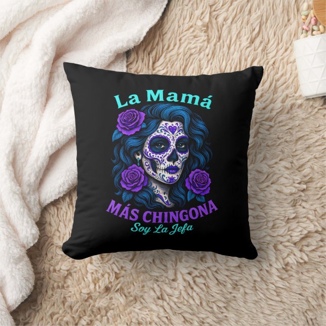 La Mamá Más Chingona Grappige Spaanse moeder Kussen (Deken)