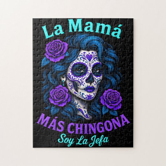 La Mamá Más Chingona Grappige Spaanse moeder Legpuzzel (Verticaal)