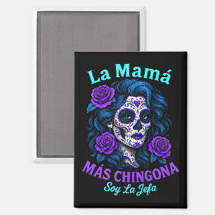 La Mamá Más Chingona Grappige Spaanse moeder Magneet