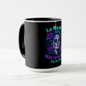 La Mamá Más Chingona Grappige Spaanse moeder Mok (Voorkant links)