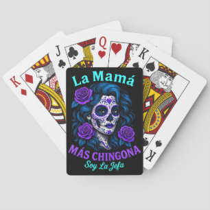La Mamá Más Chingona Grappige Spaanse moeder Pokerkaarten