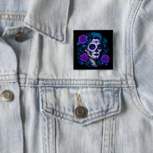 La Mamá Más Chingona Grappige Spaanse moeder Vierkante Button 5,1 Cm