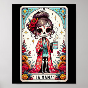 La Mamá Tarot Kaart Grappig Mexicaans Moeder Spaan Poster