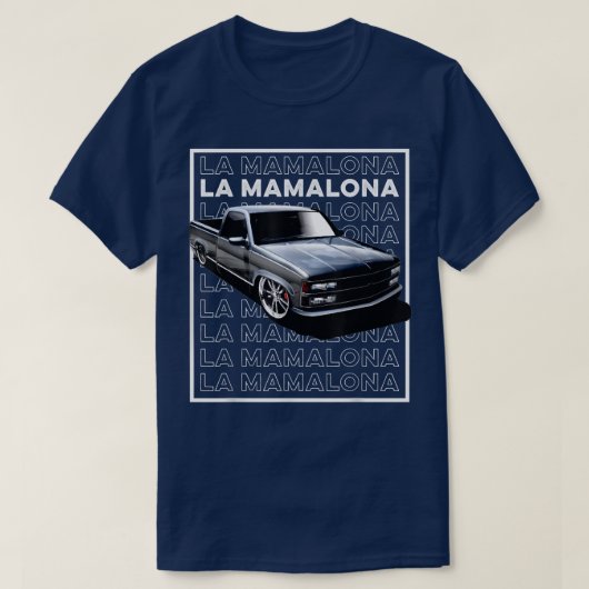 La Mamalona 90s OBS vrachtwagenontwerp T-shirt (Design voorkant)