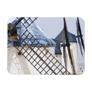 La Mancha, Spanje. Don Quichot beroemd gekanteld o Magneet