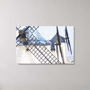 La Mancha, Spanje. Don Quixote vocht beroemd tegen Canvas Afdruk