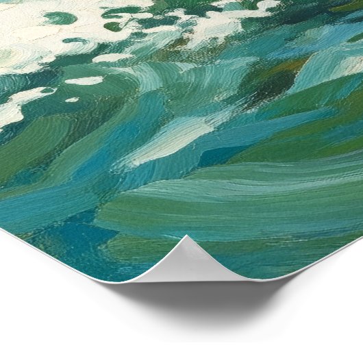 LA MANEUVER DU CANOË (De kanotocht) Poster (Hoek)