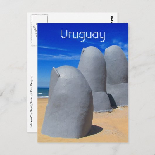 la mano punta del este briefkaart (Voorkant / Achterkant)