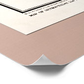 LA Map uit 1925 Poster (Hoek)