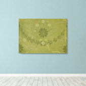 'La Margarete' wandpapier, gedrukt door Jeffre Canvas Afdruk (Insitu (Houten vloer))