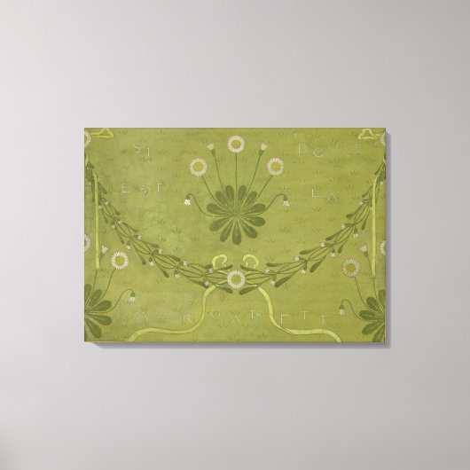 'La Margarete' wandpapier, gedrukt door Jeffre Canvas Afdruk (Voorkant)