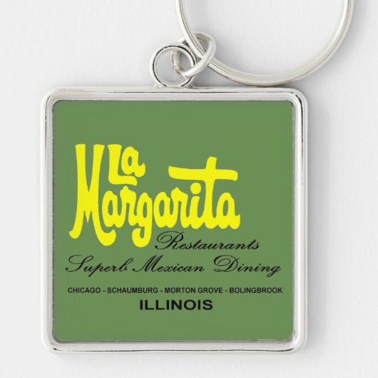 La Margarita Restaurants of Illinois Sleutelhanger (Voorkant)