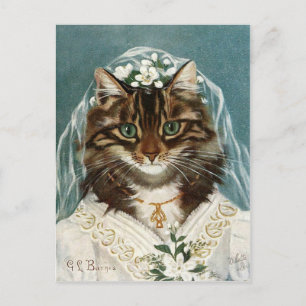 La mariée chat briefkaart