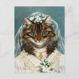 La mariée chat briefkaart