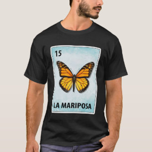 La Mariposa Mexicaanse Vlinder Kaarten T-shirt
