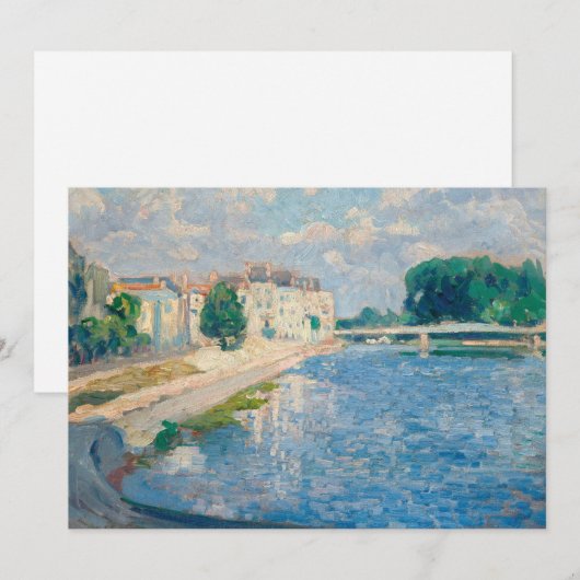 La Marne à Lagny Henri Lebasque | (Voorkant / Achterkant)