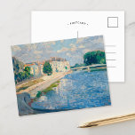 La Marne à Lagny Henri Lebasque | Briefkaart<br><div class="desc">De Tijd (1905-06) | Origineel kunstwerk van de Franse post-impressionistische schilder Henri Lebasque (1865-1937). Gebruik de ontwerpgereedschappen om aangepaste tekst toe te voegen of het afbeelding te personaliseren.</div>