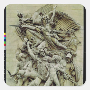 La Marseillaise Vierkante Sticker