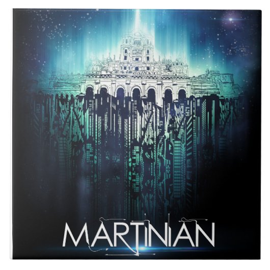 La-Martiniere College Lucknow Premium Merchandize Tegeltje (Voorkant)