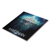 La-Martiniere College Lucknow Premium Merchandize Tegeltje (Zijkant)