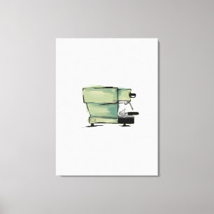 La marzocco-koffie canvas afdruk