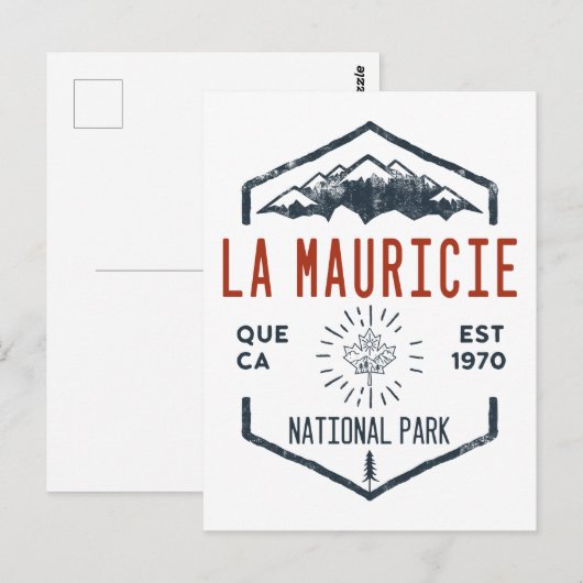 La Mauricie National Park Canada Briefkaart (Voorkant / Achterkant)
