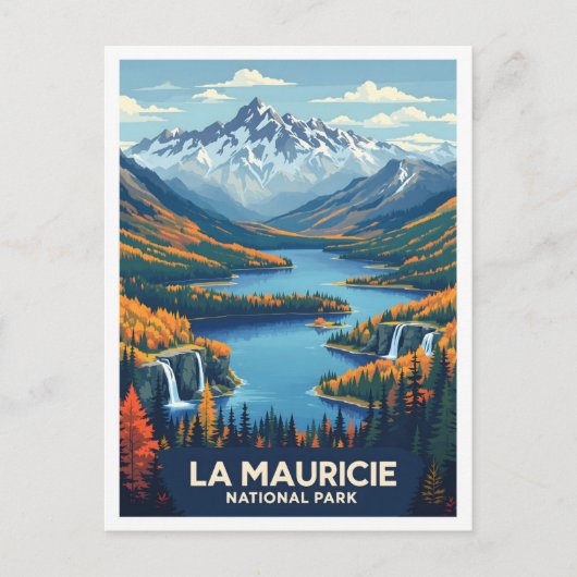 La Mauricie National Park Quebec Canada Travel Briefkaart (Voorkant)