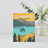 La Mauricie National Park Travel Art  Briefkaart (Staand voorkant)
