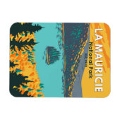 La Mauricie National Park Travel Art  Magneet (Horizontaal)